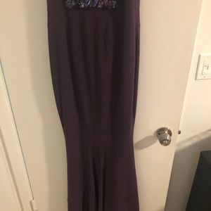 ZAC Zac Posen Dresses - Zac Posen Shadow Purple Gown ZAC Zac Posen Dresses - Zac Posen Shadow Purple Gown
